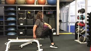 Seated Piriformis Stretch