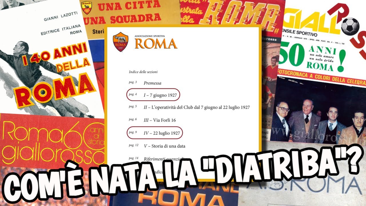 La DIATRIBA sulla DATA DI NASCITA della ROMA - YouTube