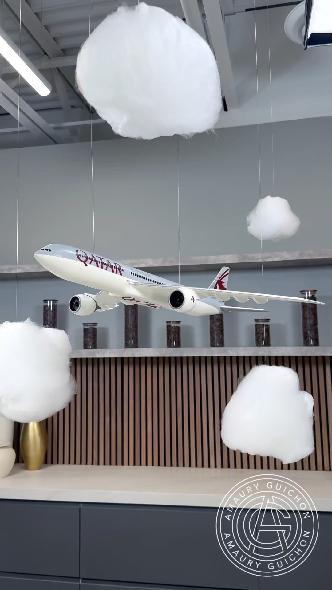 Chocolate Airplane! ? I love the cotton candy clouds! ☁️ #amauryguichon #chocolate