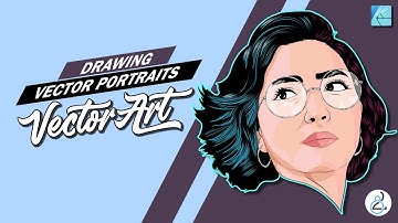 Drawing Vector Portraits With Affinity Designer 🎨 | Portrait Vector Art