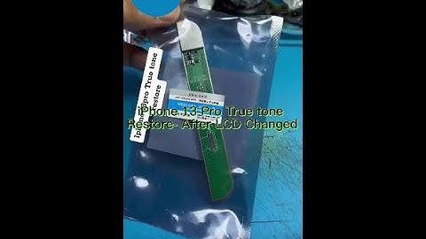 iPhone 13 Pro True Tone Restore-After LCD Screen Changed