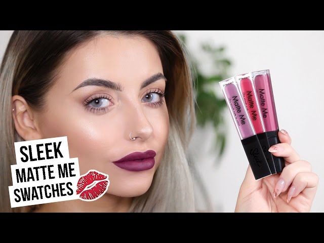 pen Menneskelige race ankomst SLEEK MATTE ME LIQUID LIPSTICK SWATCHES I COCOCHIC - YouTube