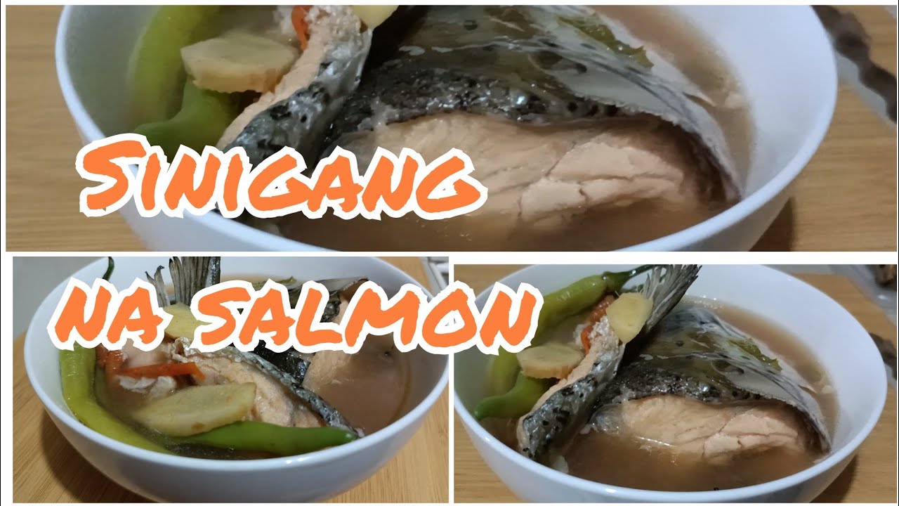 SINIGANG NA SALMON SALMON HEAD RECIPE! YouTube