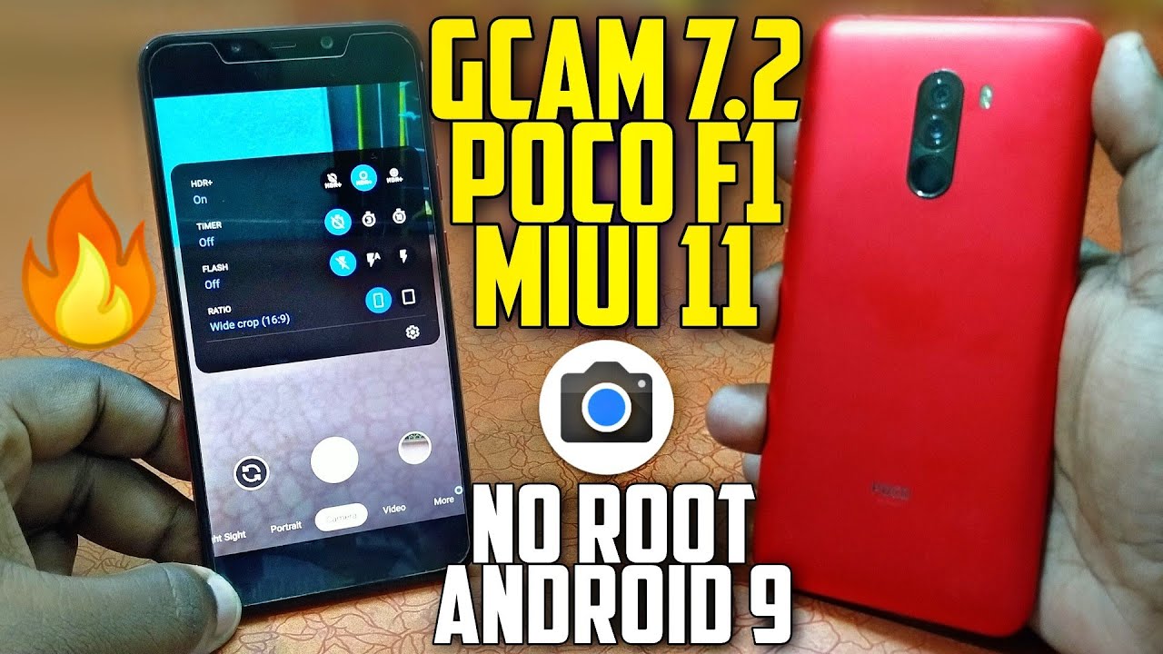 GCam 7.2 Apk for POCO F1 | MIUI 11 | No Root | Android 9 Pie 🔥 - YouTube