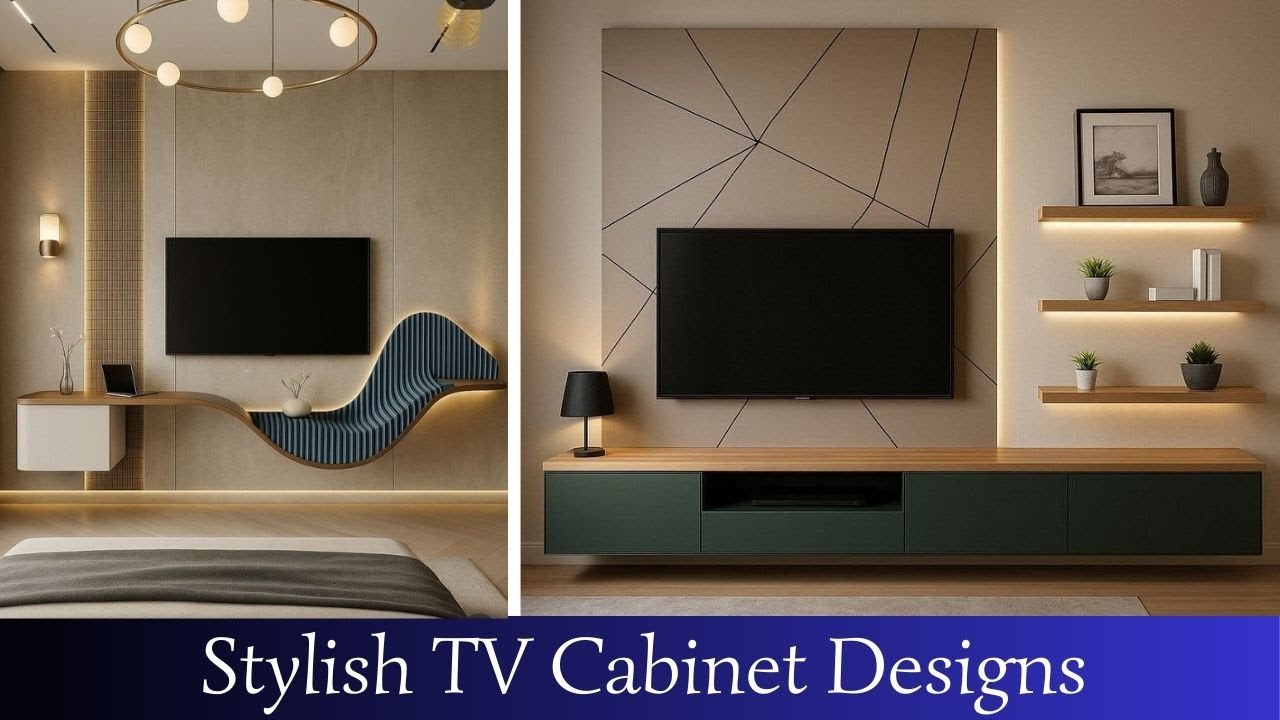 Modern TV Wall Unit Design Ideas | Stylish TV Cabinet Designs