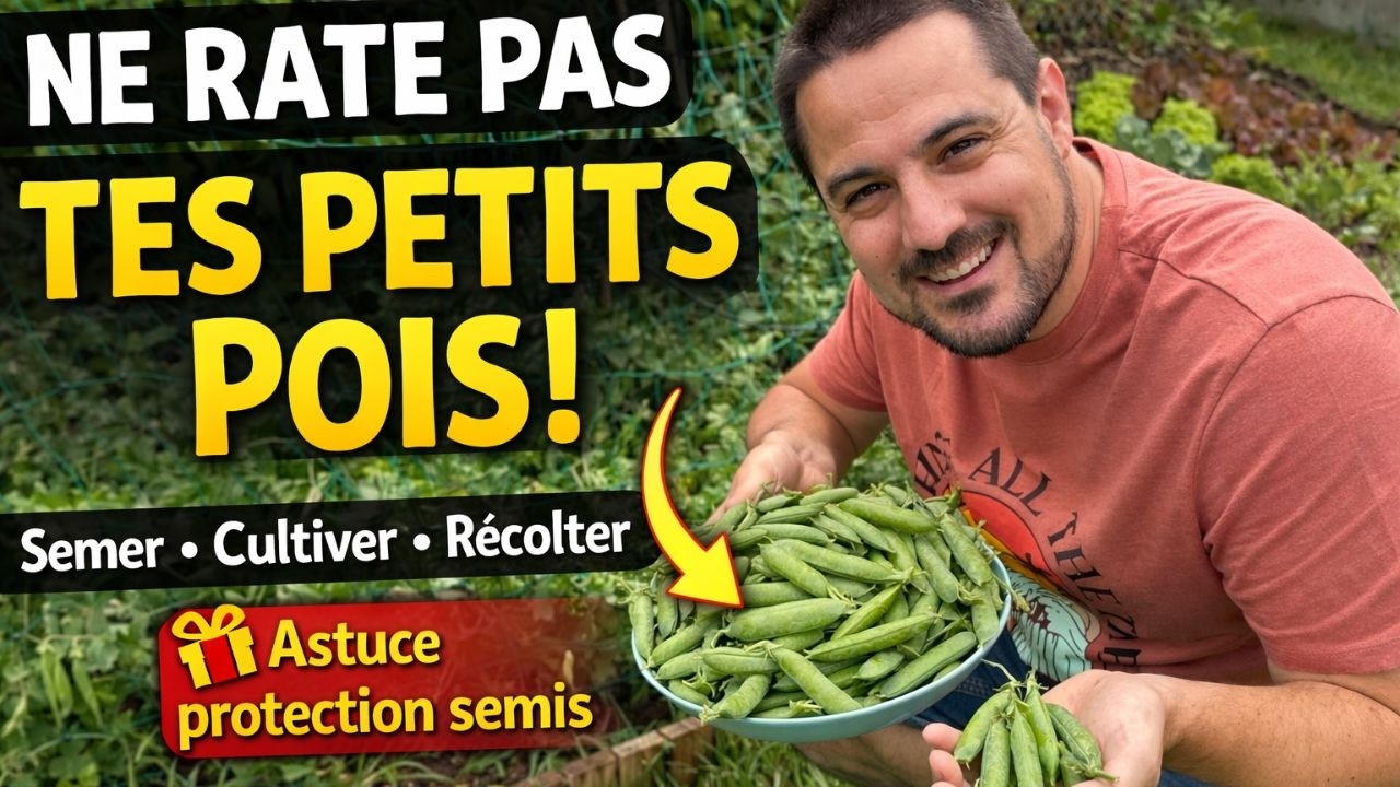 Réussir ses Petits Pois au Potager 🌱 | Semis, Culture et Protection Anti-Oiseaux