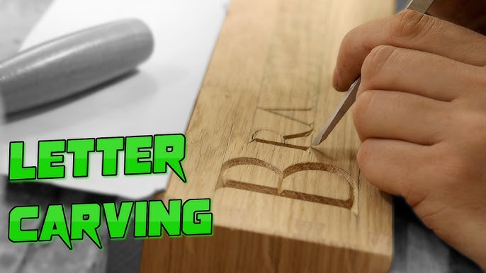 How to Carve Wood Letters: 2 Simple Methods