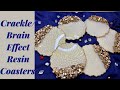 Crackle Brain Effect on Resin Coasters | DIY Resin Coasters Tutorial