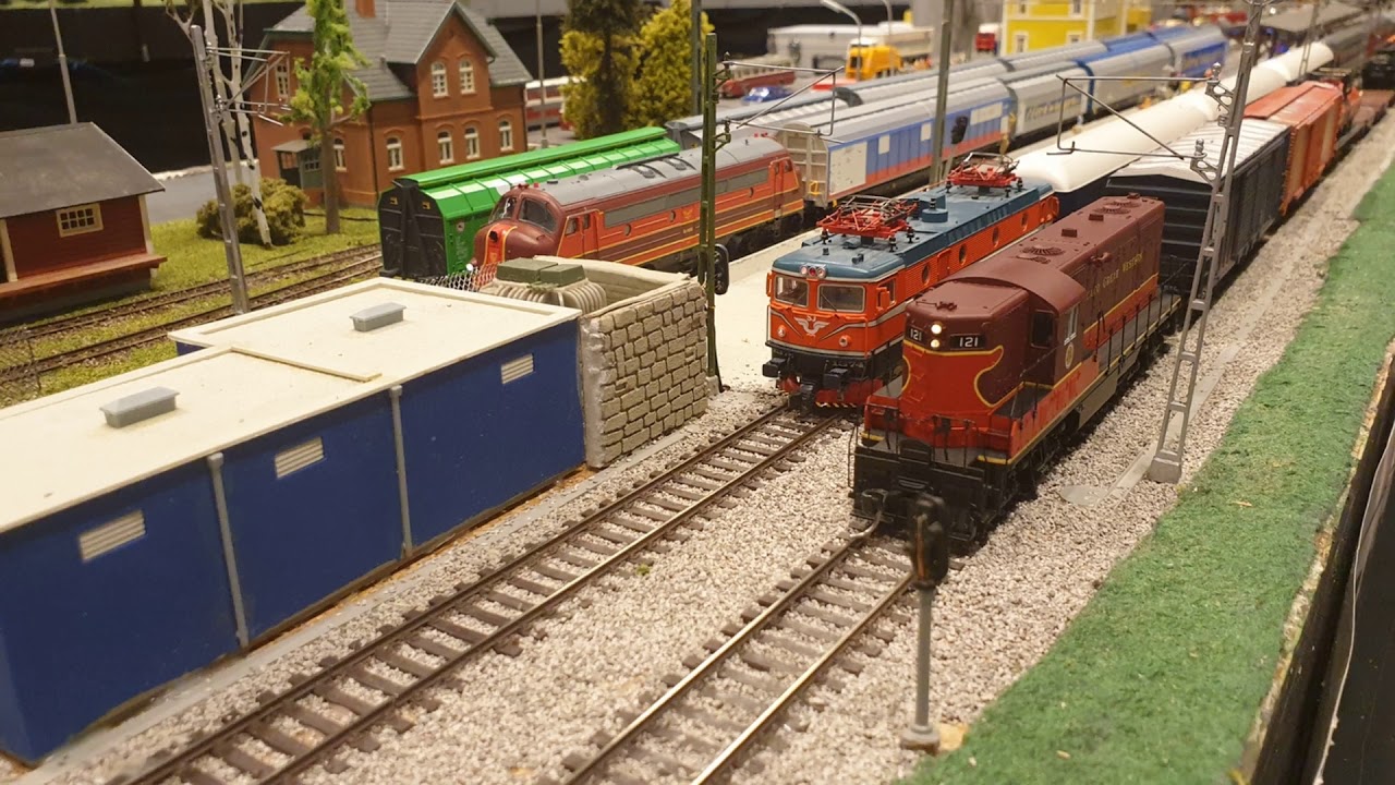 Modelljärnväg i Uppsala Konsert och Kongresshallar