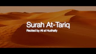 Surah At Tariq [86] - Ali al Hudhaify - English Subtitles, Arabic, Transliteration - QuranWithVideo