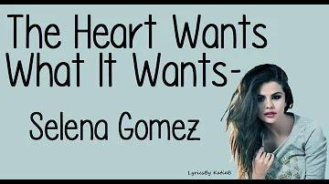 Who did Selena Gomez sing the heart wants what it wants for?