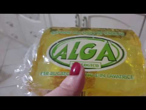 Puliamo il filtro della cappa della cucina col sapone molle Alga!