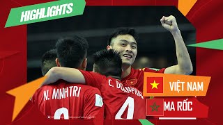 Highlights Việt Nam vs Ma Rốc | Cầm vàng lại để vàng rơi | Giải Futsal Giao hữu Quốc tê 2024