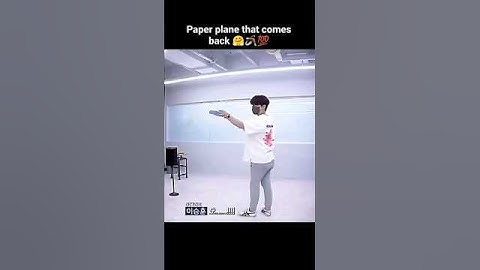 How to make boomerang plane 😱 🪃 best returning Paper Airplane Tutorial #shorts #craft #paper