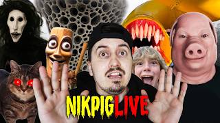 NIKPIG LIVE TV 67 TORNADO and Creepy Stories & Viral Moments