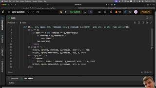 Solving Leetcode Daily 301. Remove Invalid Parentheses in Python