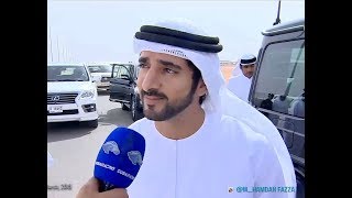 Dubai crown prince his highness sheikh hamdan bin mohammed rashid al
maktoum arrived in riyadh, saudi arabia to attend the king abdulaziz
camel festival ...