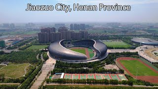 Aerial China：Jiaozuo City, Henan Province河南省焦作市