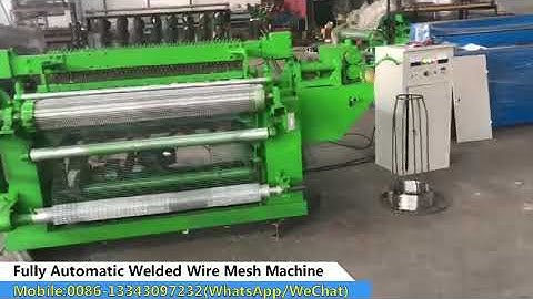 full automatic welded wire mesh machine produce factory in China