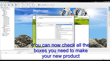 Starting a webshop with ShopFactory 10 New functions - Product Templates