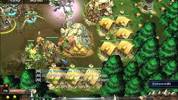 SC2 FFS Event236 Game 1 Part 2/2 (Lost Temple - War3 Mod)