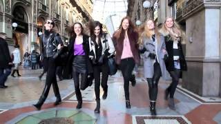 MODELScom Girls of Milan + Paris Fashion Week FW 11 by Justin Wu.avi
