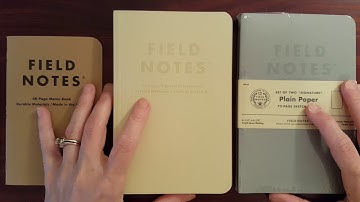 Field Notes Signature Notebooks