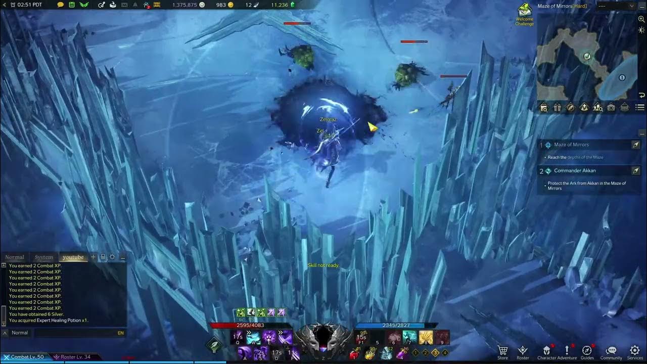 Commander Akkan Maze Of Mirrors Hard Solo Lost Ark YouTube