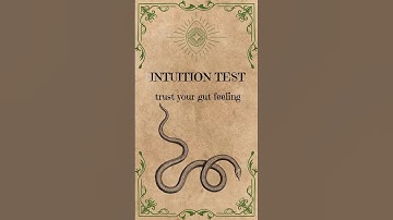 Intuition test. Trust your gut feeling ❤️ #intuition #intuitiontest #quiz #quiztime #intuitive
