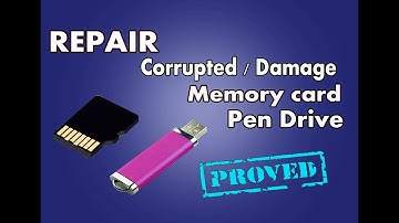 How to Repair Damaged/Corrupted/Write protected Memory card/Pen drive