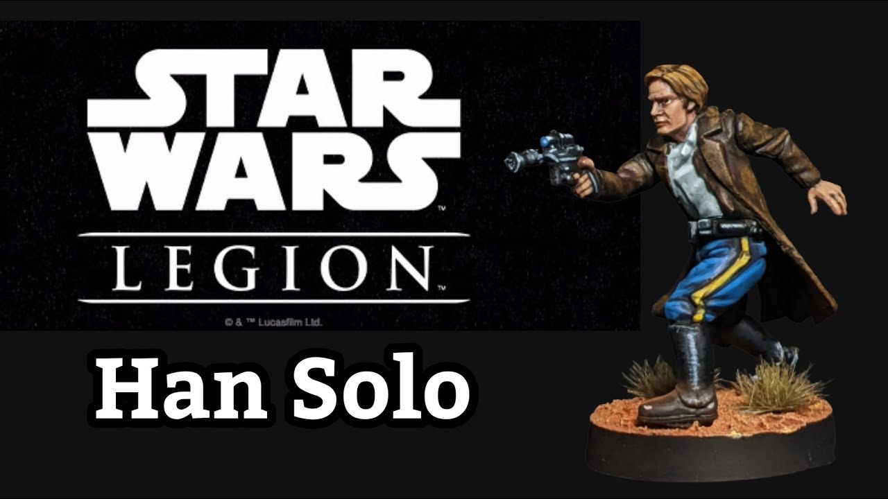 How to Paint Star Wars Legion Han Solo easy method
