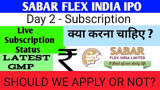 Sabar Flex India IPO | Sabar Flex India IPO Review | Sabar Flex India IPO Subscription Status
