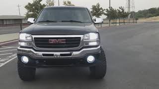 Athlete Statistics GMC Sierra Lifted 6 inch 22" wheels!