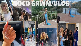 GRWM For Homecoming Dance + Vlog 2022 : Pictures, Parties, Game, Hair