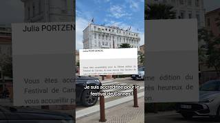 Je reviens à Cannes pour ...