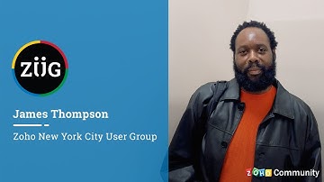 New York City Zoho User Group - James Thompson  on Zoho Community meetups
