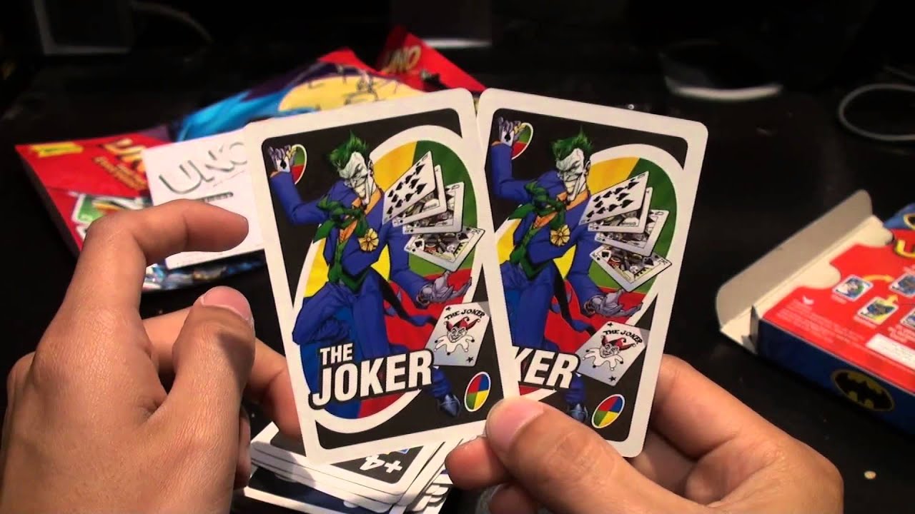 Batman UNO Playing Cards 2012: Unboxing/Review - YouTube