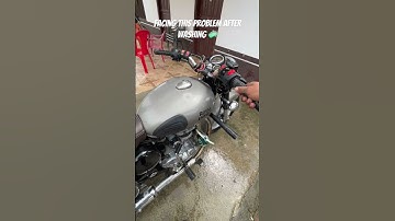 Missing after wash 🧼 #bullet350 #classic350 #bullet #bulletlover #problem #mechanic #shorts