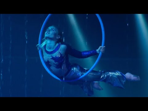 Splash circus.(2024)The Lyra performance– Mermaid.