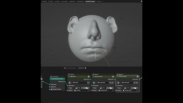 Blender VDM Geometry Nodes Displace Test #b3d #geometrynodes #blender