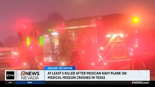 At least five killed in Mexican Navy plane crash