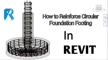 How to Add Circular Rebar to Circular Foundation Footing in  REVIT