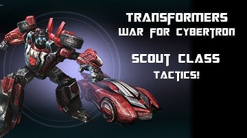 Transformers War for Cybertron - Scout Tips & Tricks - Sideswipe Gameplay Commentary