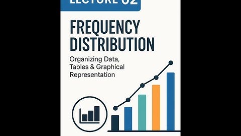 Lecture 02: Frequency Distribution | Organizing Data, Tables, and Graphical Representation (Part-2)