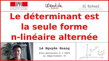 Le déterminant est la seule forme n-linéaire alternée | Lê Nguyên Hoang