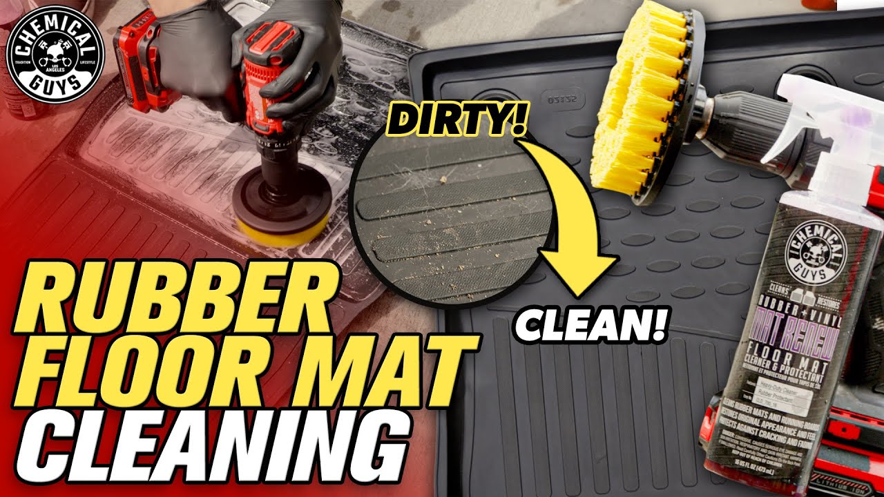 Fastest Way To Revive Your Rubber Floor Mats - Deep Clean and Protect!