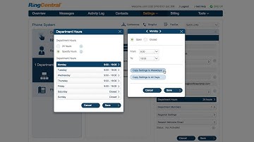How to Set Up Department Business Hours