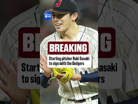 Japanese ace Roki Sasaki agrees to deal with the Los Angeles Dodgers #shorts