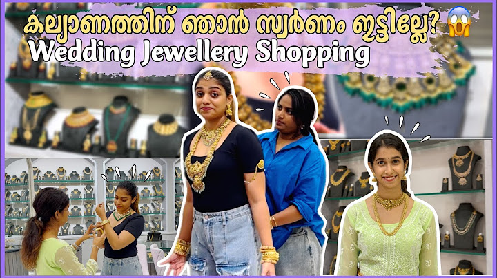 💍Wedding Jewellery Shopping 🛍️🛒No Gold Wedding 🥹saranya and Anandu