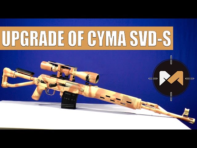 Тюнинг винтовки СВД-С от CYMA. Upgrade of CYMA SVD/SVD-S